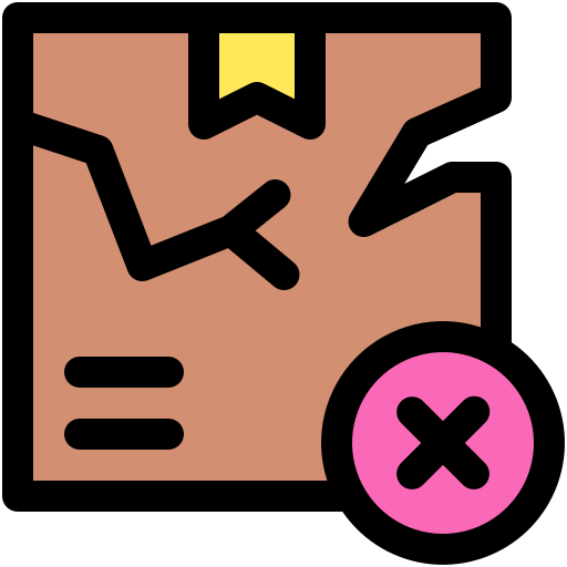 Damage package free icon Damage package free icon