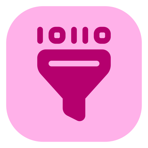 filtro de datos icono gratis