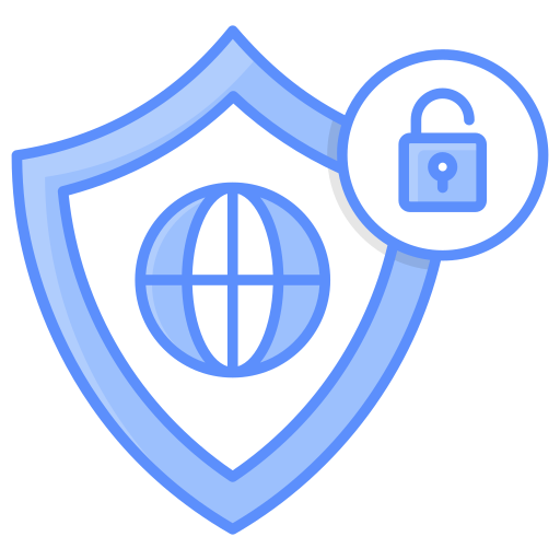 seguridad global icono gratis