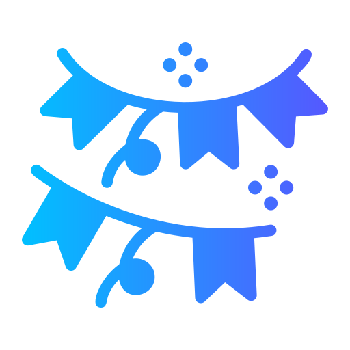 guirnaldas icono gratis