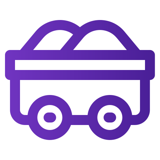chariot minier Icône gratuit chariot minier Icône gratuit