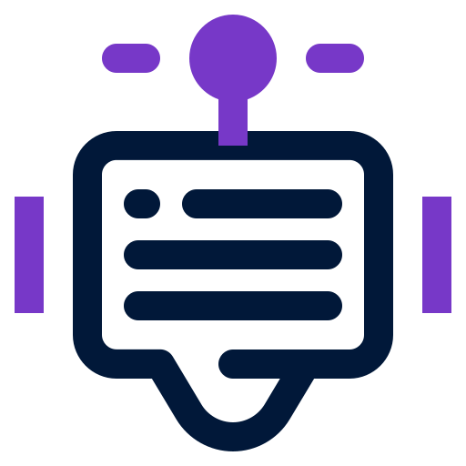 bot de discussion Icône gratuit