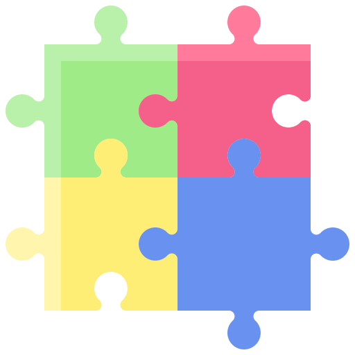 pieza de puzzle icono gratis