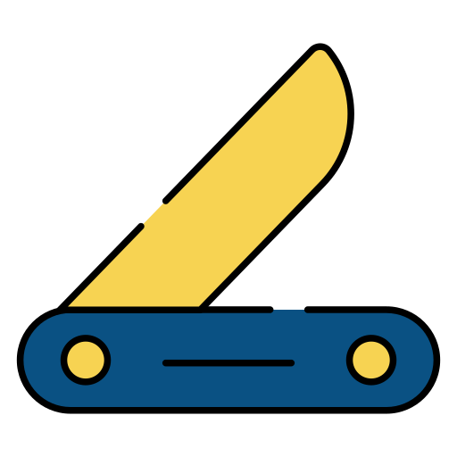 cuchillo de bolsillo icono gratis