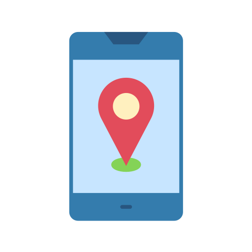 servicio gps icono gratis