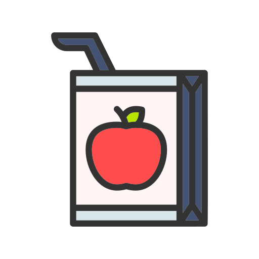 jugo de manzana icono gratis