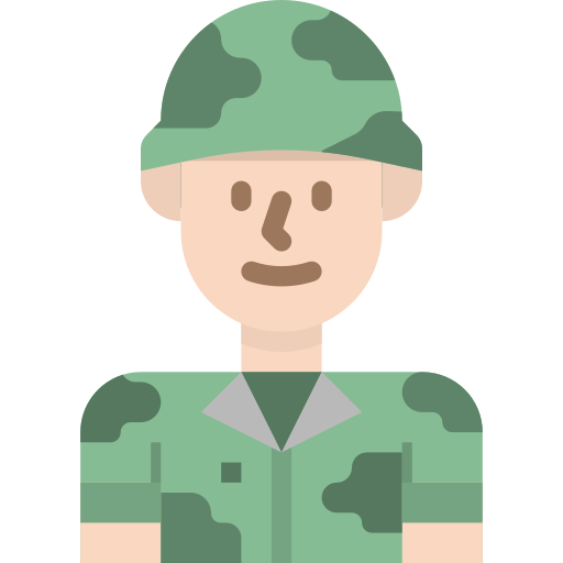 Soldier photo3idea_studio Flat icon