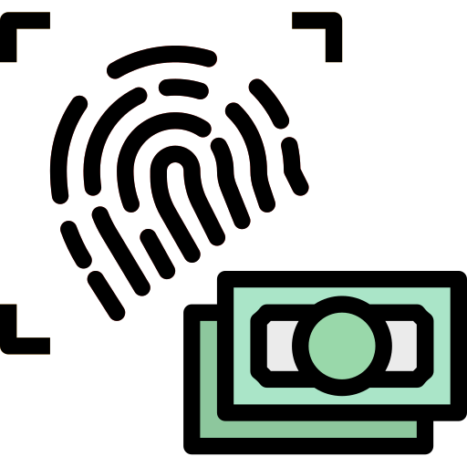 Huella dactilar icono gratis