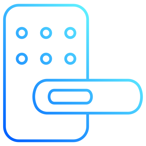 cerradura inteligente icono gratis