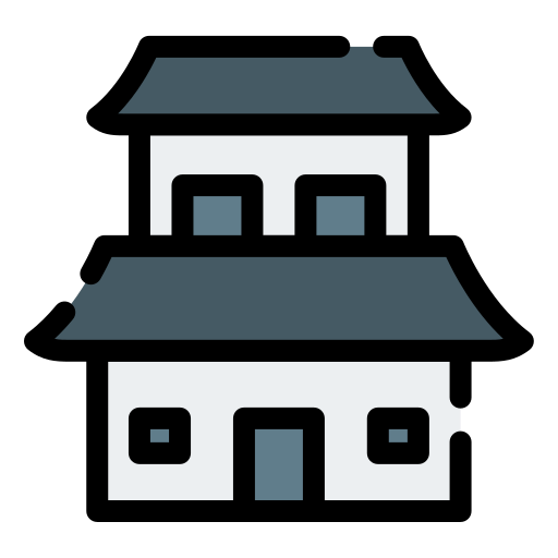 castillo japonés icono gratis