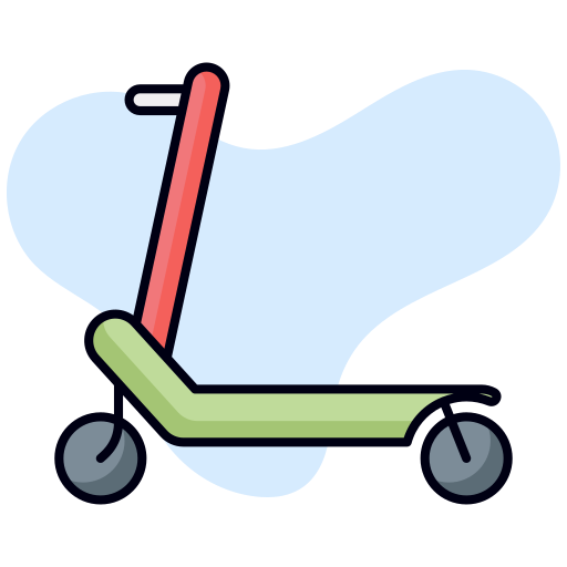 scooter electrico icono gratis