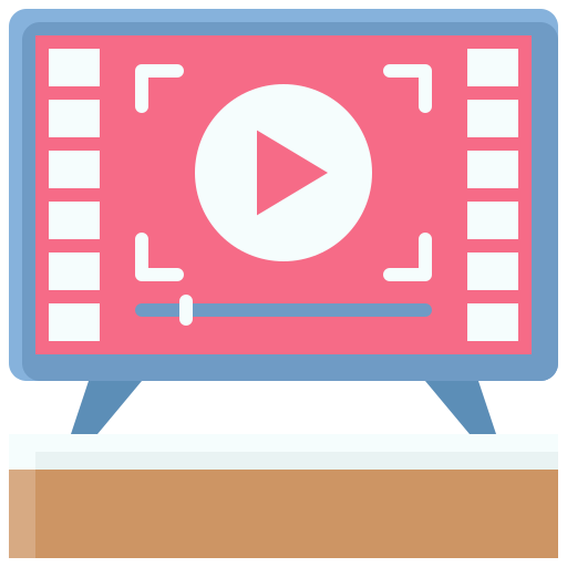 cine en casa icono gratis