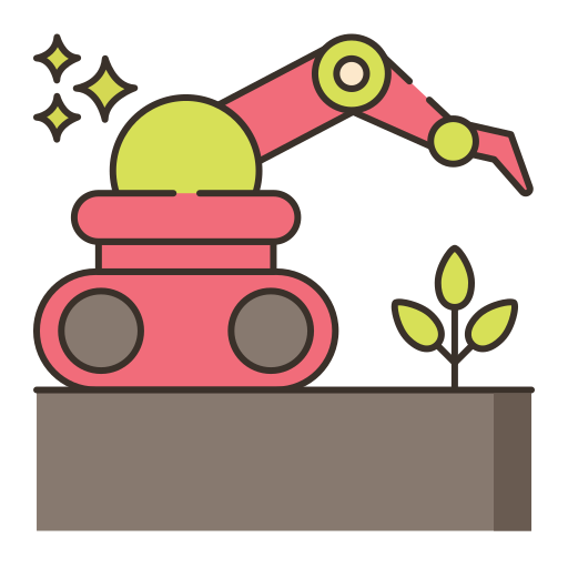 robot agrícola icono gratis