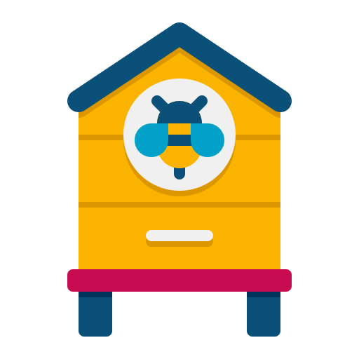 Bee hive free icon