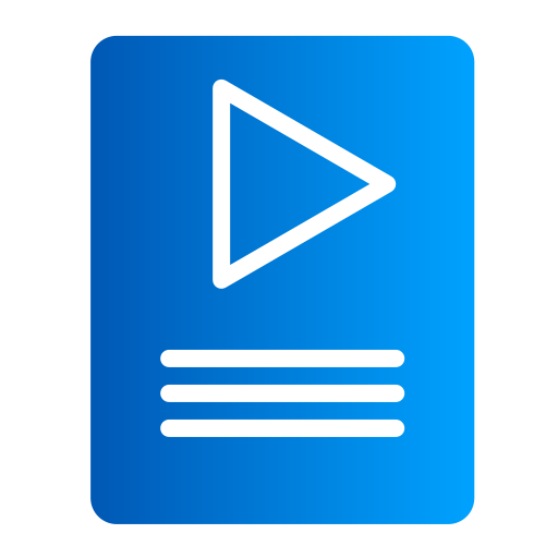 archivo de vídeo icono gratis