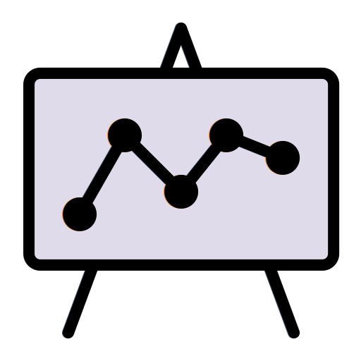 analítica de datos icono gratis