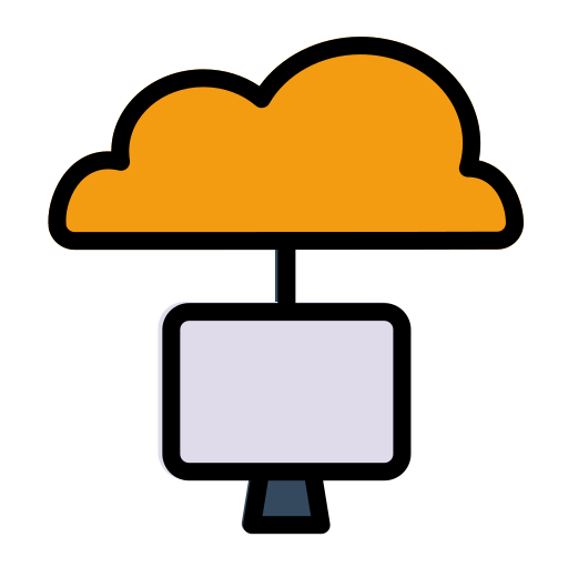 computación en la nube icono gratis