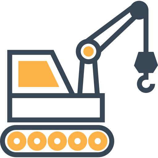 excavadora icono gratis