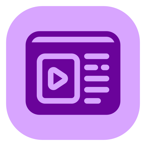 sitio web de la película icono gratis
