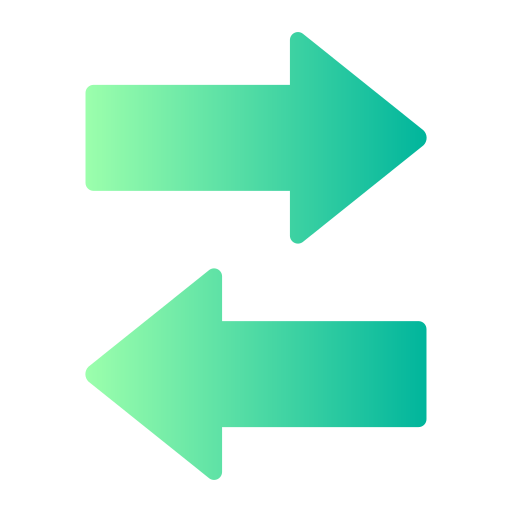 Opposite arrows free icon Opposite arrows free icon