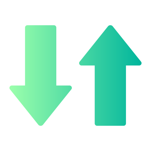 Opposite arrows free icon Opposite arrows free icon
