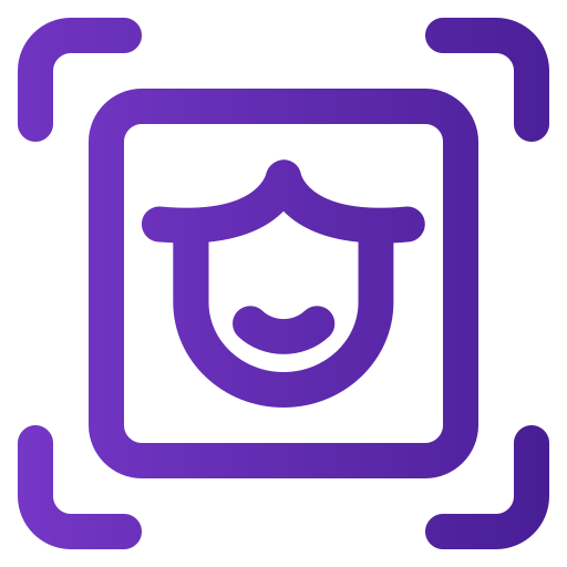 identifiant du visage Icône gratuit