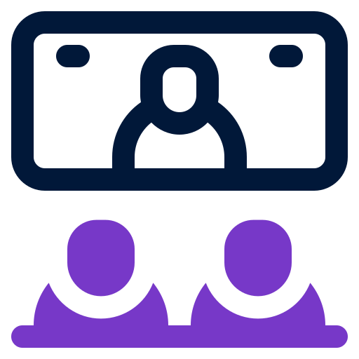 Видео-конференция бесплатно иконка