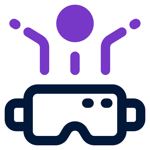 Óculos de realidade virtual grátis ícone Óculos de realidade virtual grátis ícone