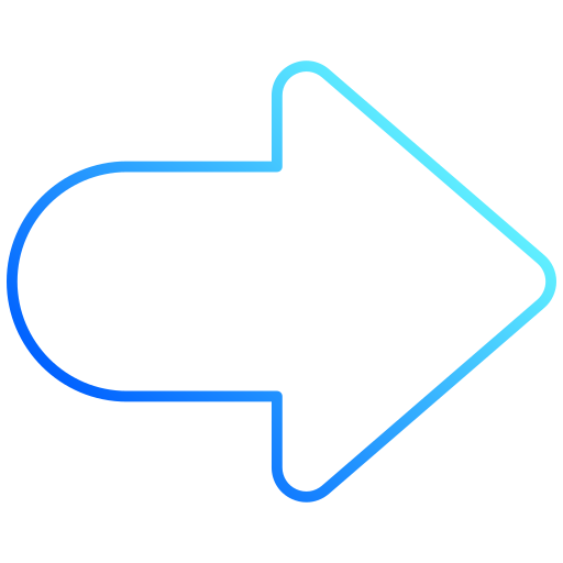 flecha correcta icono gratis