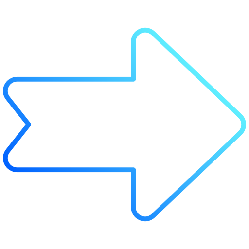 flecha correcta icono gratis