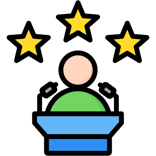 figura pública icono gratis