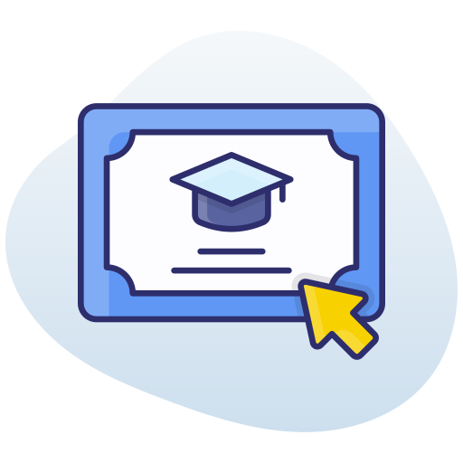 certificado grátis ícone
