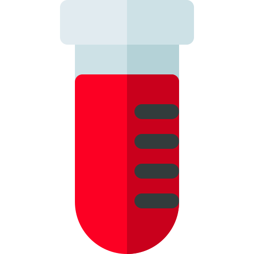 Blood test Basic Rounded Flat icon