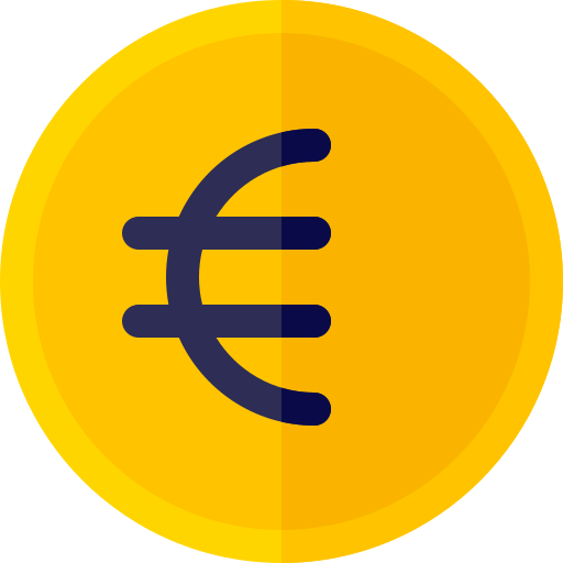 Euro icono gratis