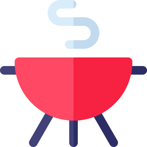 Bbq Basic Rounded Flat icon