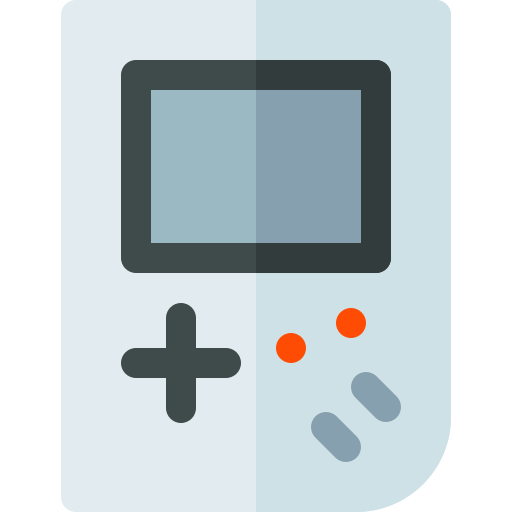 Gameboy Basic Rounded Flat icon