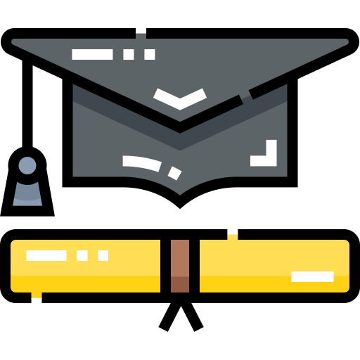 graduación icono gratis