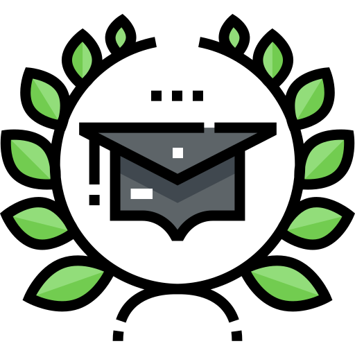 graduación icono gratis