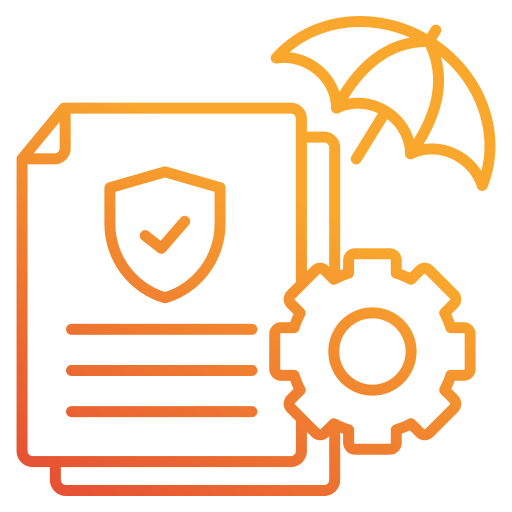 gestión de riesgos de seguros icono gratis