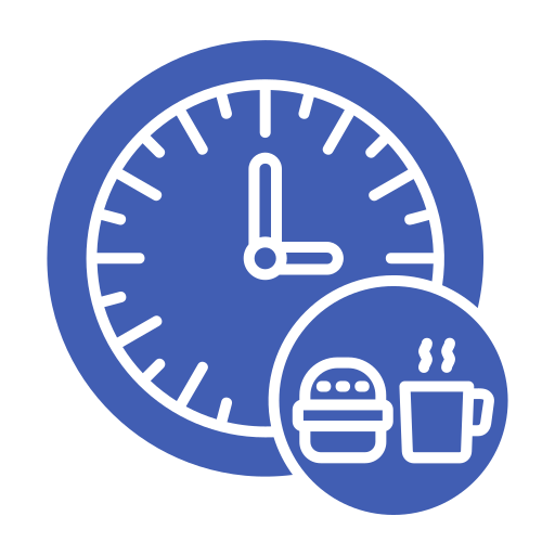 Lunch break free icon Lunch break free icon