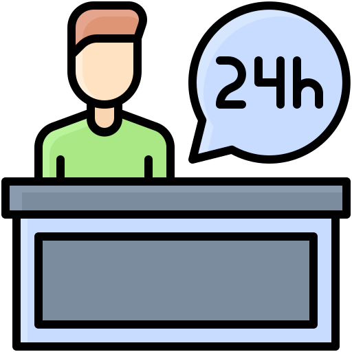 24 stunden service kostenlos Icon 24 stunden service kostenlos Icon
