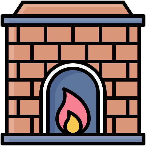 chimenea icono gratis