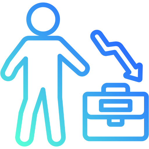 desempleo icono gratis