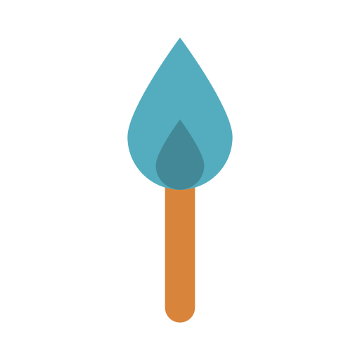 Flame free icon