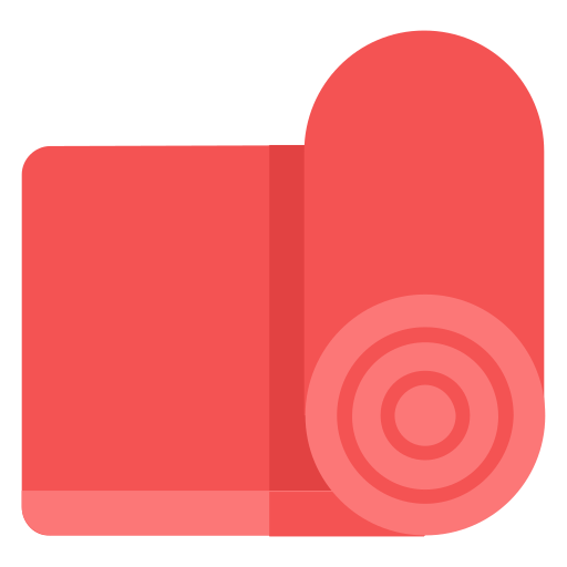 estera de yoga icono gratis