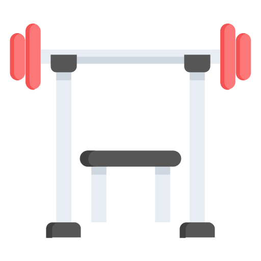 Bench press free icon