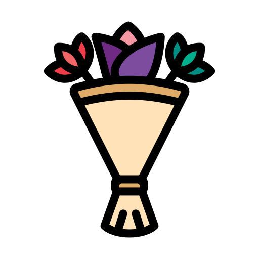 bouquet de fleurs Icône gratuit bouquet de fleurs Icône gratuit
