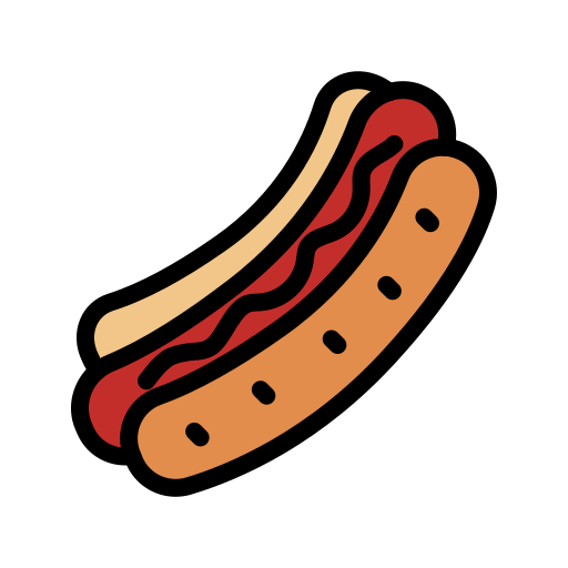 hot dog icono gratis