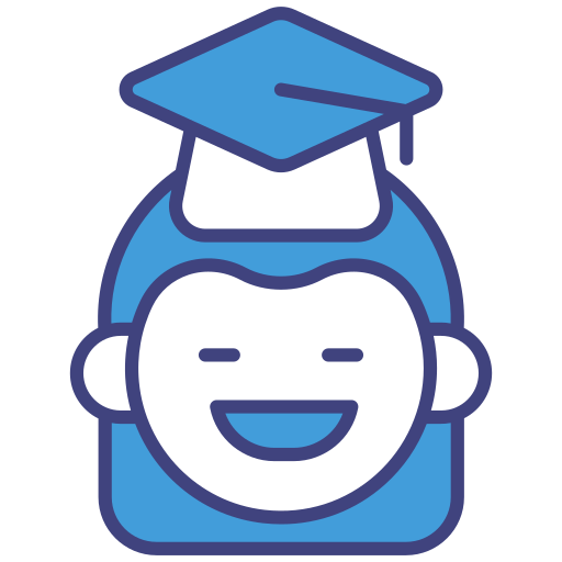 chica de escuela icono gratis