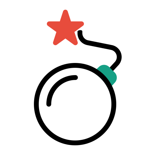 Explosion free icon Explosion free icon